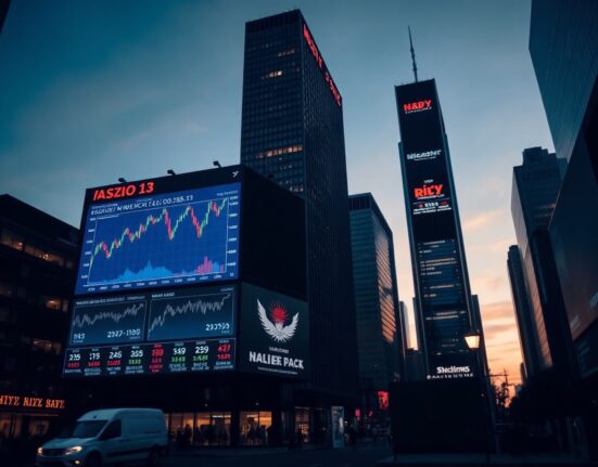 Stock market display showing index charts and data, symbolizing potential MSCI index changes.