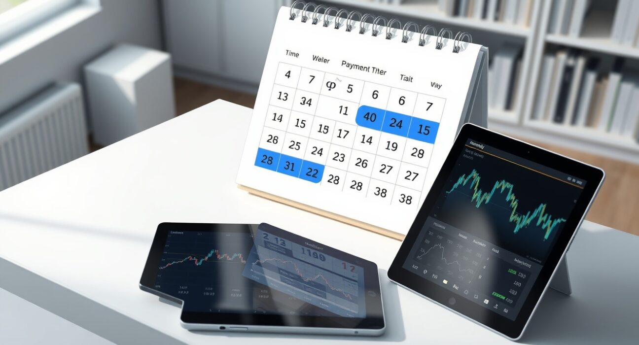 Financial calendar illustrating Strategy's proposed bi-weekly dividend payment schedule for STRC preferred stock