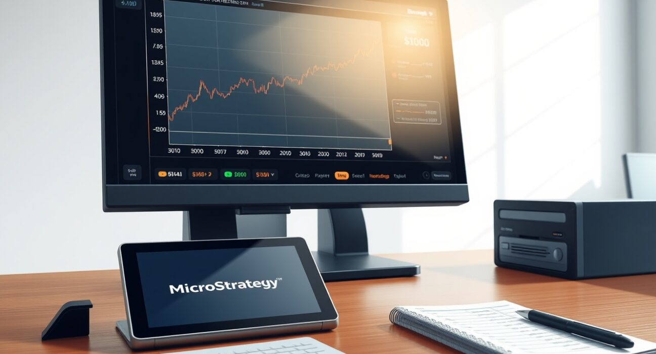 Financial trading terminal showing the STRC preferred security chart recovering to its $100 par value.