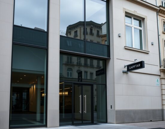 Modern office building in Luxembourg where Stripe's Bridge obtained its MiCA license