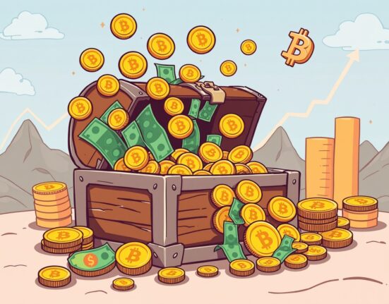 Ambitious Bitcoin investments growth strategy showing digital currency expansion