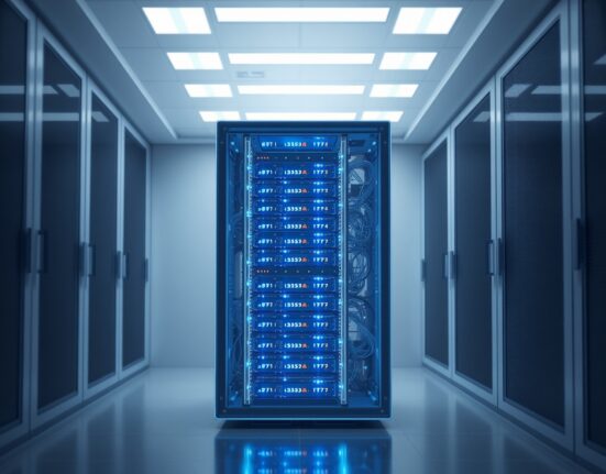 Sui virtual machine testing in a modern data center environment representing blockchain infrastructure.