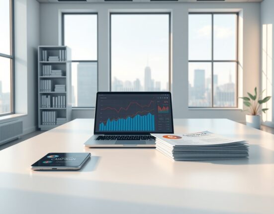 Super PAC Fellowship and Tether executive political campaign office with cryptocurrency and analytics symbolism.