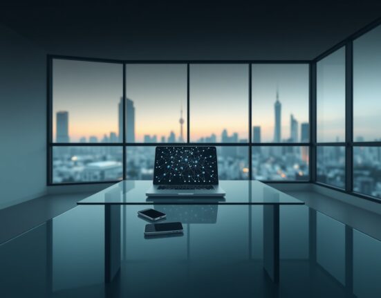 SurfAI founder investigation context showing an empty modern office representing the ongoing regulatory probe.