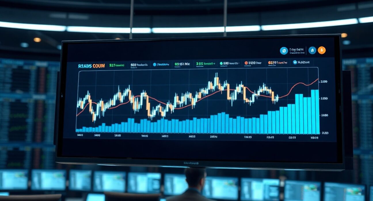SushiSwap RWA token issuance platform on Robinhood Chain, digital dashboard with blockchain charts