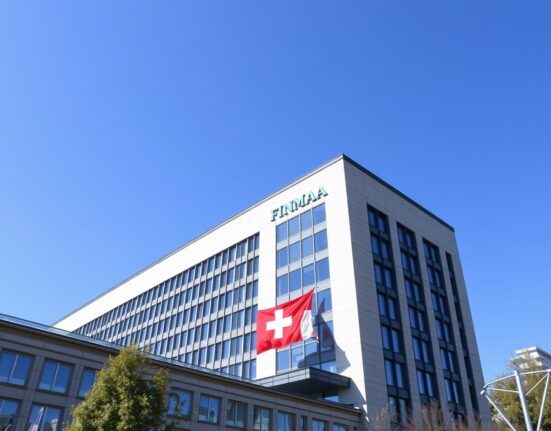 FINMA headquarters in Bern, Switzerland, symbolizing the country's digital asset regulatory framework.