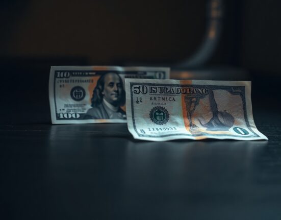 Swiss Franc and US Dollar banknotes on a desk, illustrating forex market movements.