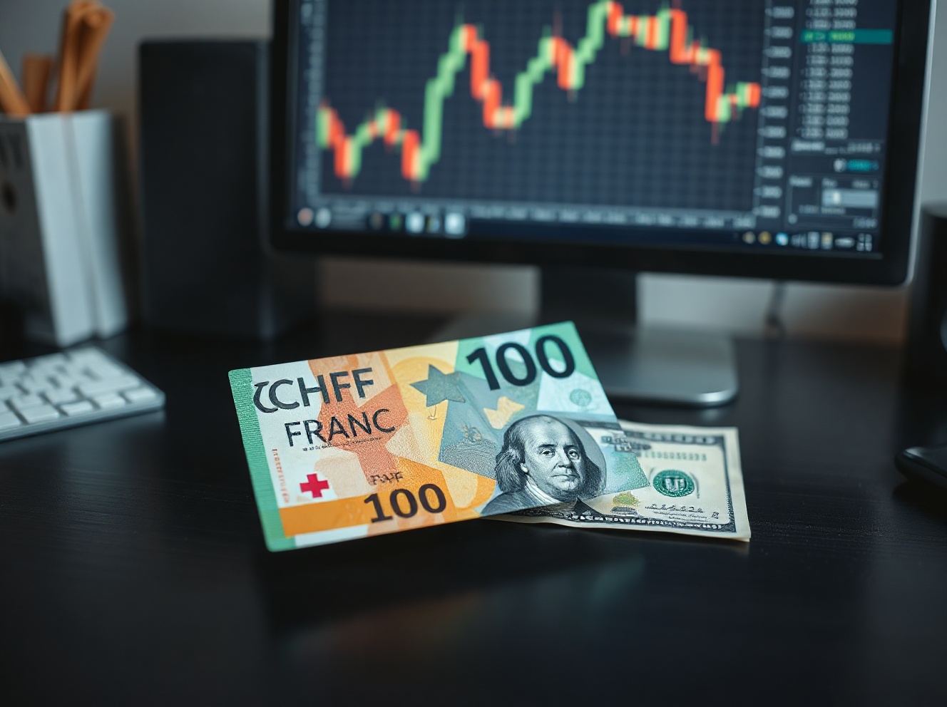 Swiss Franc Edges Higher as Risk Appetite Returns, Weighing on the US Dollar