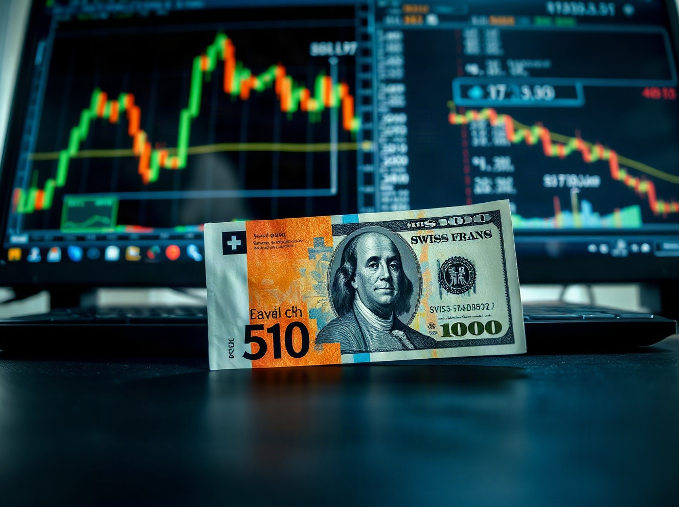 Swiss Franc Gains Ground as Dollar Softens Ahead of Fed Minutes