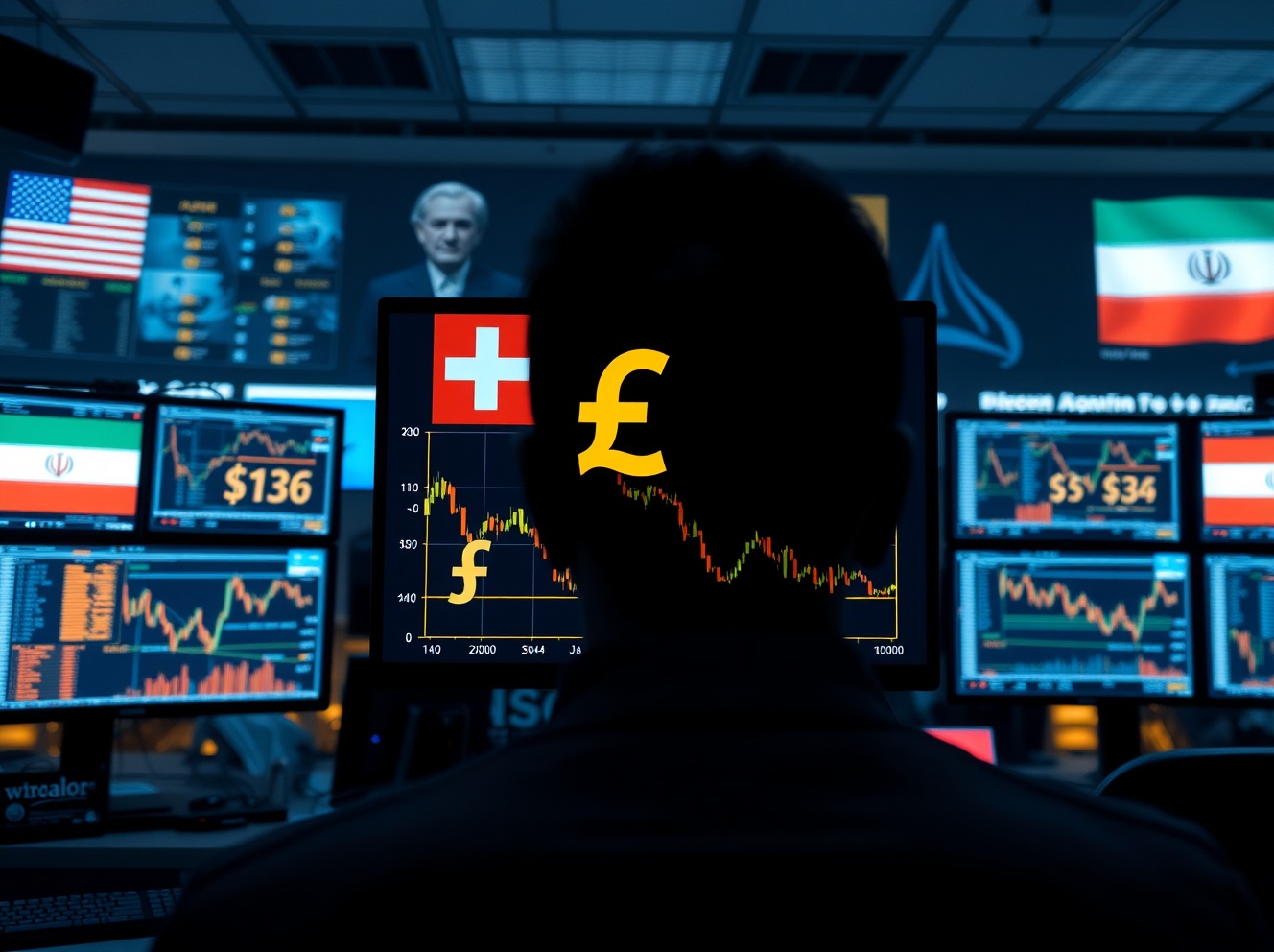 Swiss Franc Eases as US-Iran Tensions Resurface, SNB Signals Intervention Readiness