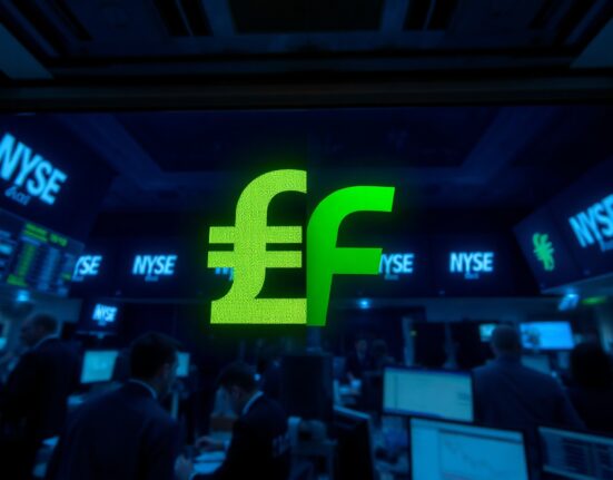 Swiss Franc symbol glowing green against a dimmed US Dollar symbol on a trading screen, representing safe-haven strength.