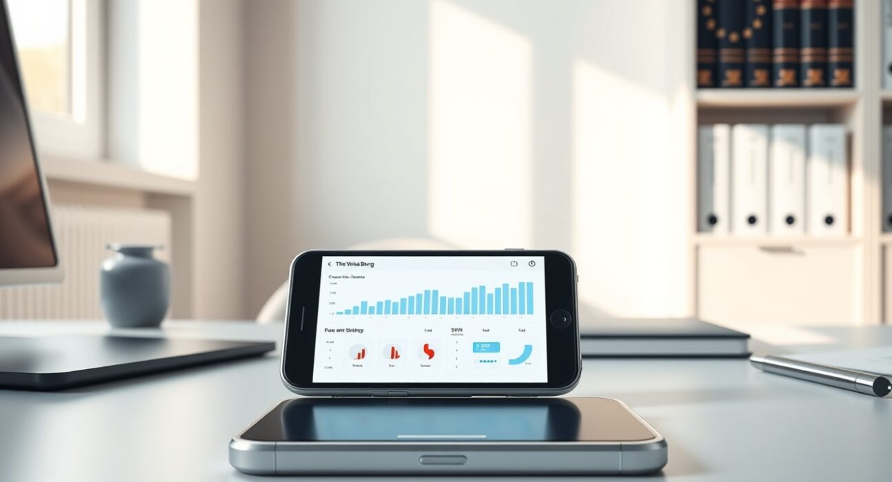 SwissBorg app on a smartphone symbolizing its new MiCA license and European market expansion.