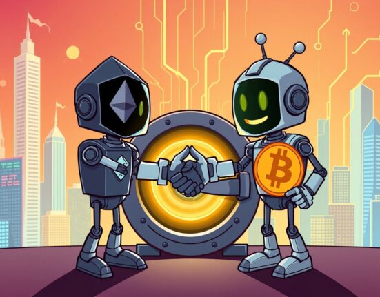 Cartoon illustration of Taiko and Avalon Labs building revolutionary institutional RWA infrastructure for secure digital assets.