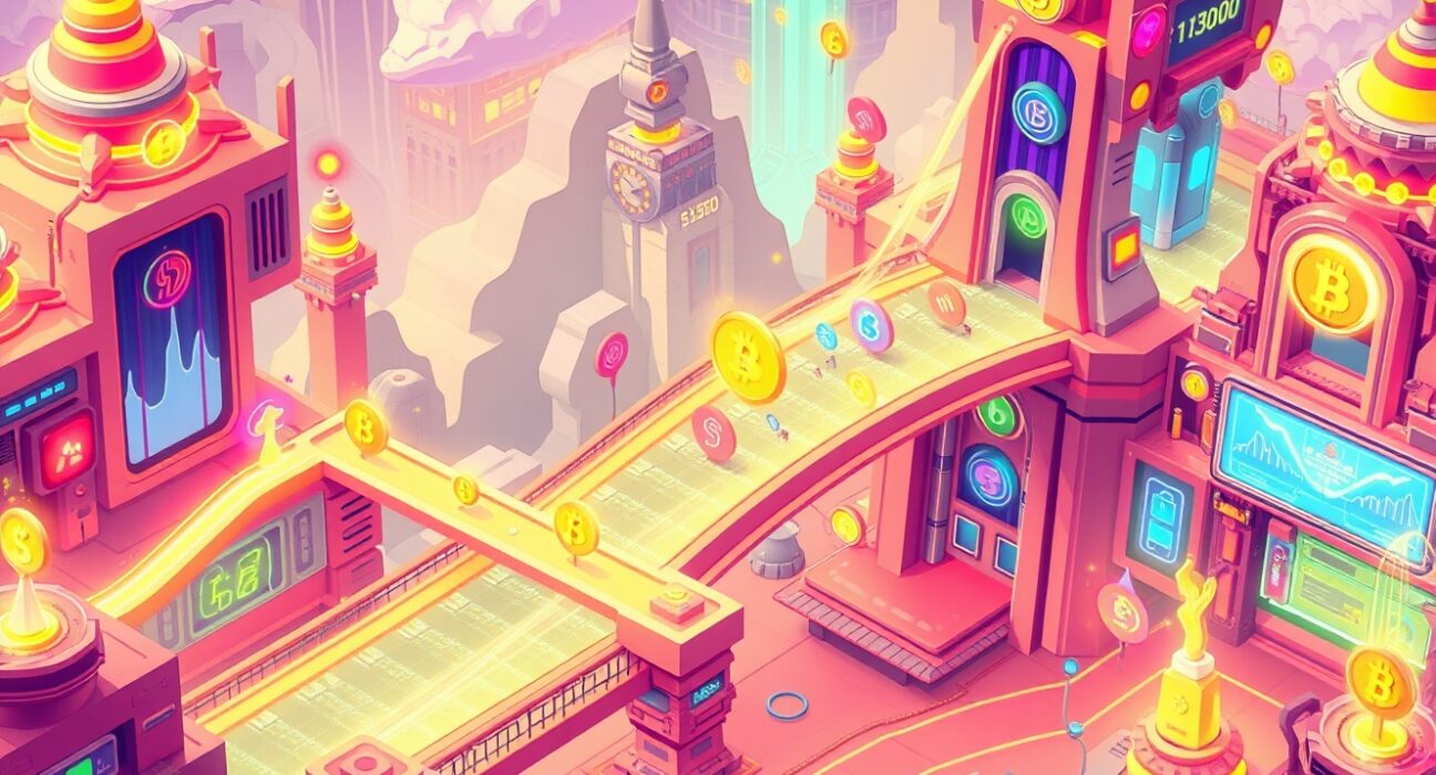 Taiko DEX platform connecting digital assets through vibrant trading bridges on Ethereum Layer 2