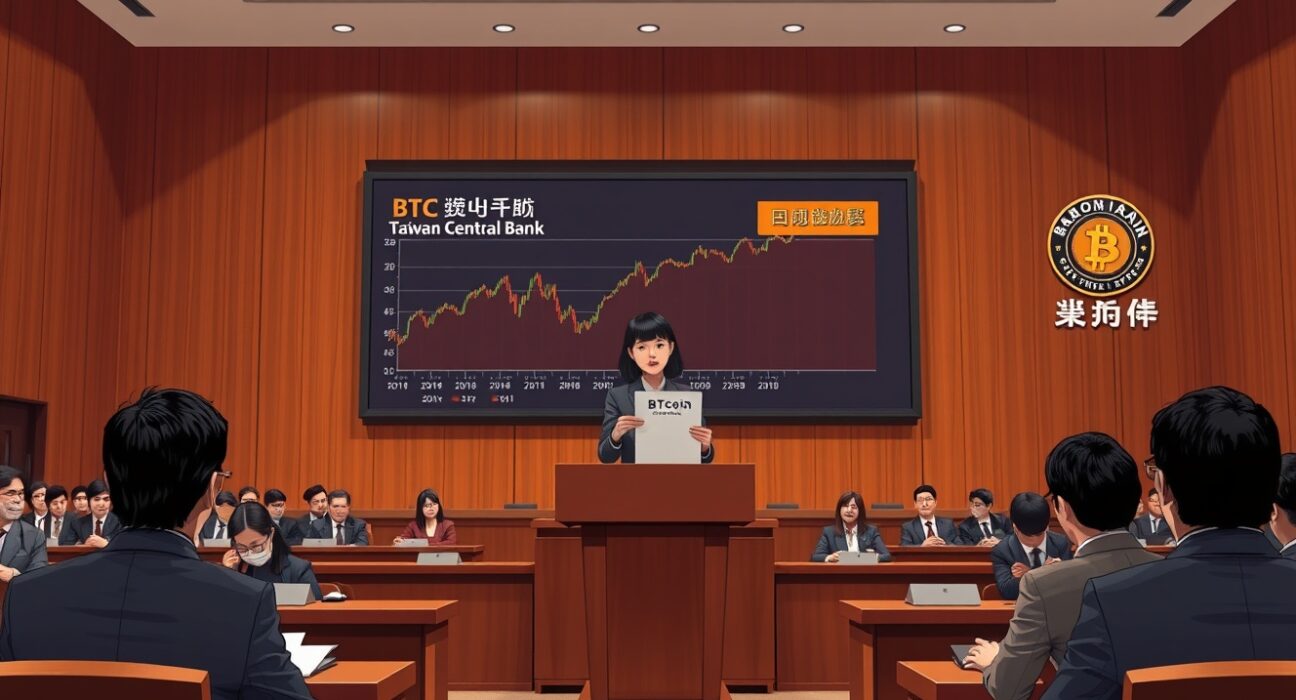 Taiwanese lawmaker proposes Bitcoin strategic reserve during parliamentary session in Taipei