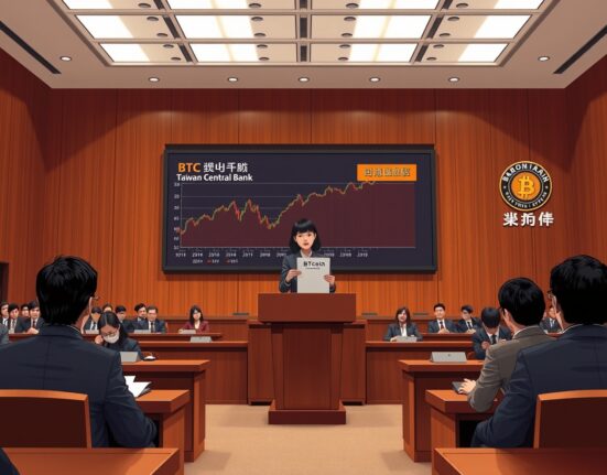 Taiwanese lawmaker proposes Bitcoin strategic reserve during parliamentary session in Taipei