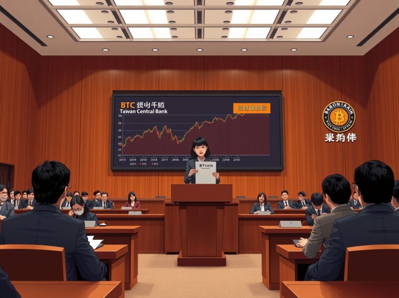 Taiwan Bitcoin Strategic Reserve Proposal Gains Traction as Lawmaker Pushes for Crypto Allocation