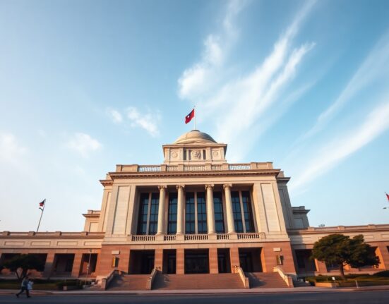 Taiwan's Legislative Yuan building in Taipei, where parliament passed a cryptocurrency regulatory bill.
