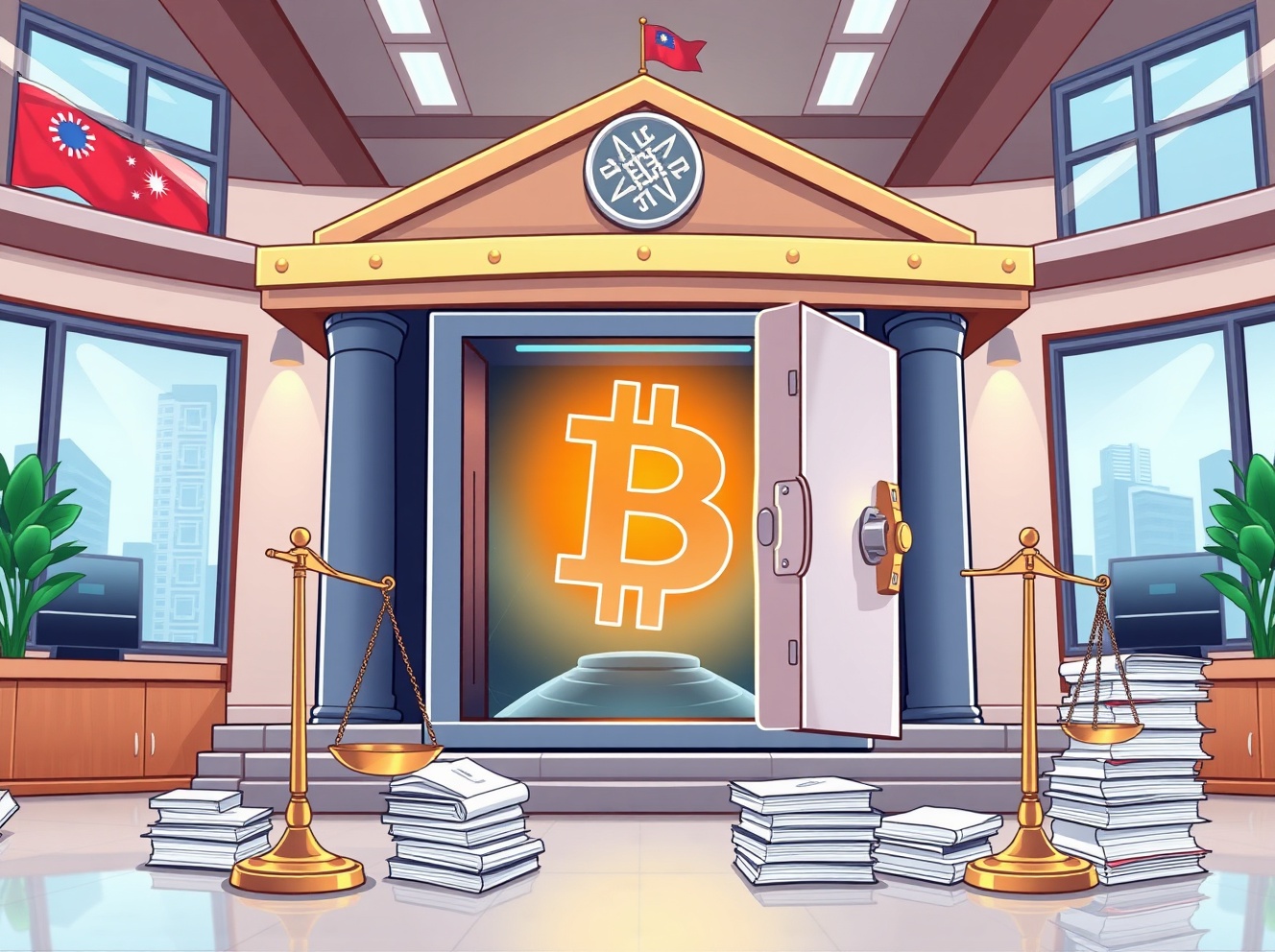 Taiwan’s Seized Bitcoin: Ministry of Justice Holds 210.45 BTC in Government Crypto Vault
