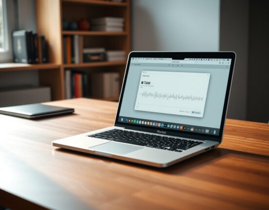Talat AI meeting notes app running on MacBook for private, local transcription