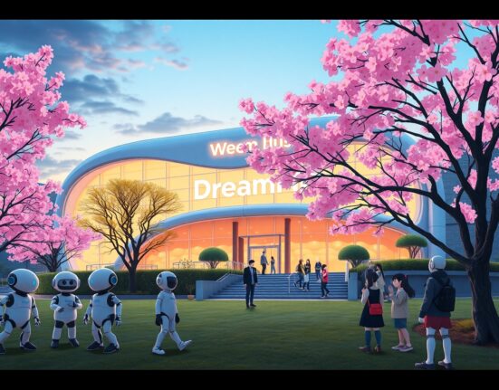 Talus Network 2026 event at DreamPlus Gangnam Seoul showcasing AI blockchain community and innovation.