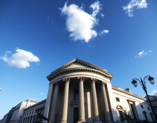 Bank of England building in London, symbolizing UK inflation and monetary policy concerns.