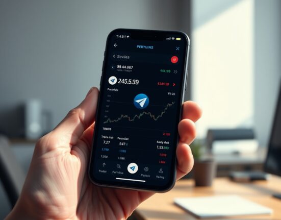 Telegram Wallet interface showing Lyra perpetual futures trading integration for cryptocurrency derivatives.