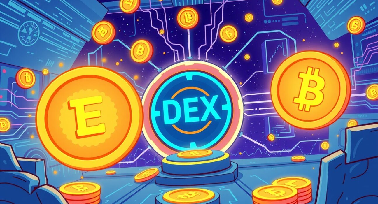 Cartoon illustrating how Terminal DEX maximizes user value through its sUSDe focus, enhancing the Ethena ecosystem.