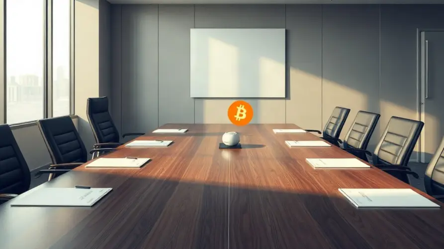 Two empty chairs in a boardroom symbolizing Tesla and SpaceX merger discussions.