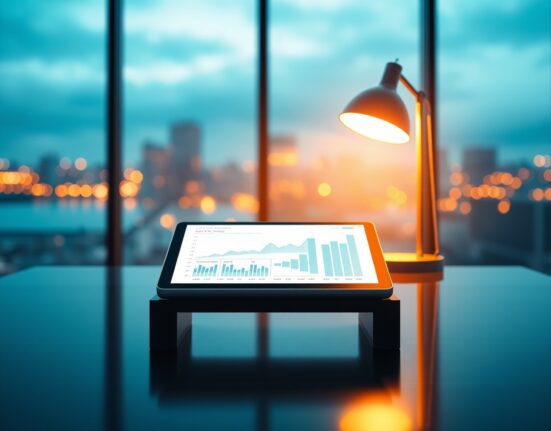 Tether's critical funding round decision point with financial data analysis in professional setting