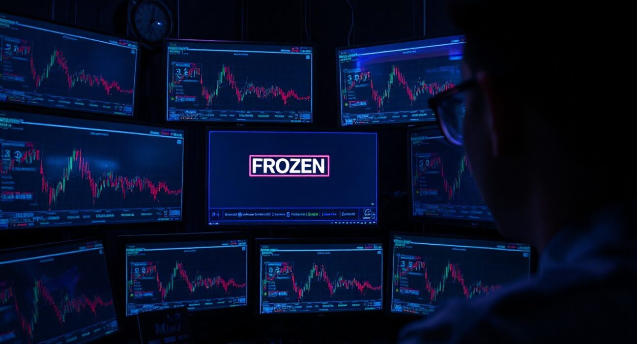 Blockchain analyst monitors frozen USDT address linked to money laundering investigation