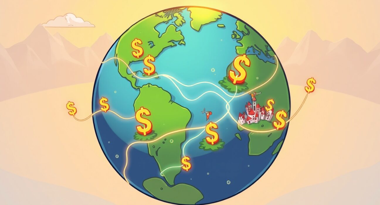 Global USDT payments network connecting the world through digital dollar transactions