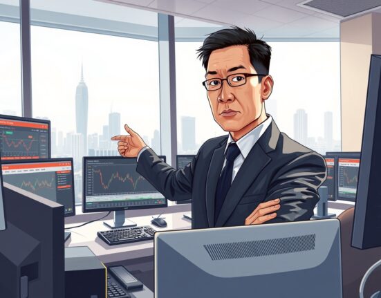 Financial analyst monitoring Thai Baht exchange rate volatility amid geopolitical tensions affecting Bank of Thailand policy