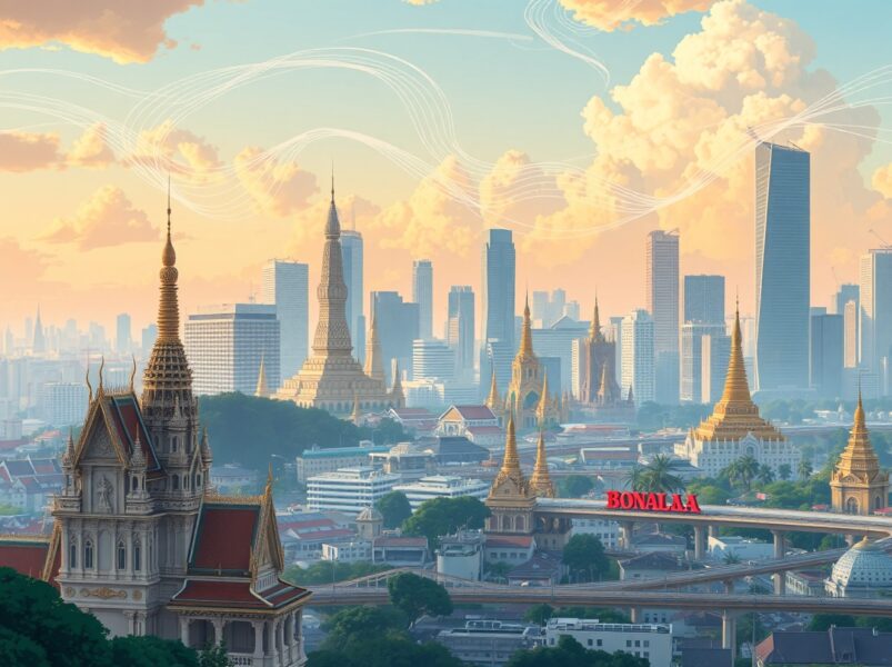 Thailand FDI competitiveness analysis showing economic growth alongside infrastructure challenges in Bangkok