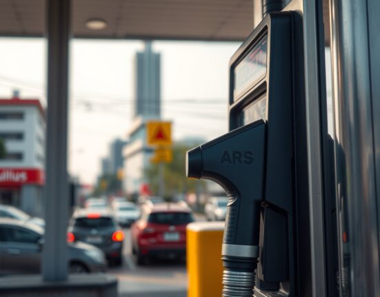 Thailand inflation risk illustrated by rising fuel prices at a Bangkok gas station.