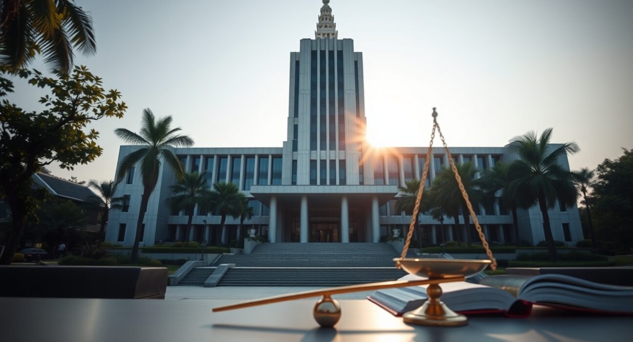 Government building in Bangkok, symbolizing Thailand's fiscal policy and targeted subsidies