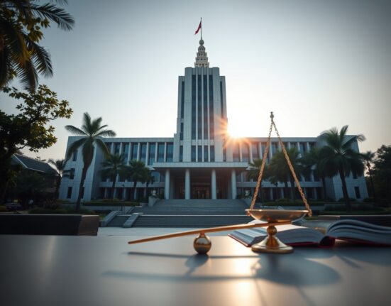 Government building in Bangkok, symbolizing Thailand's fiscal policy and targeted subsidies