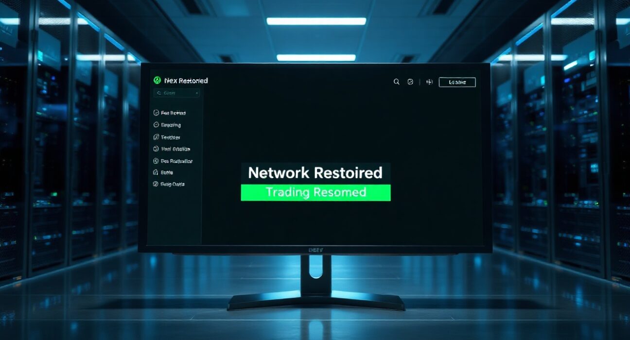Thorchain network restored dashboard showing trading resumed after hack