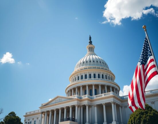 U.S. Capitol building on a sunny day, representing the legislative process for the CLARITY Act.