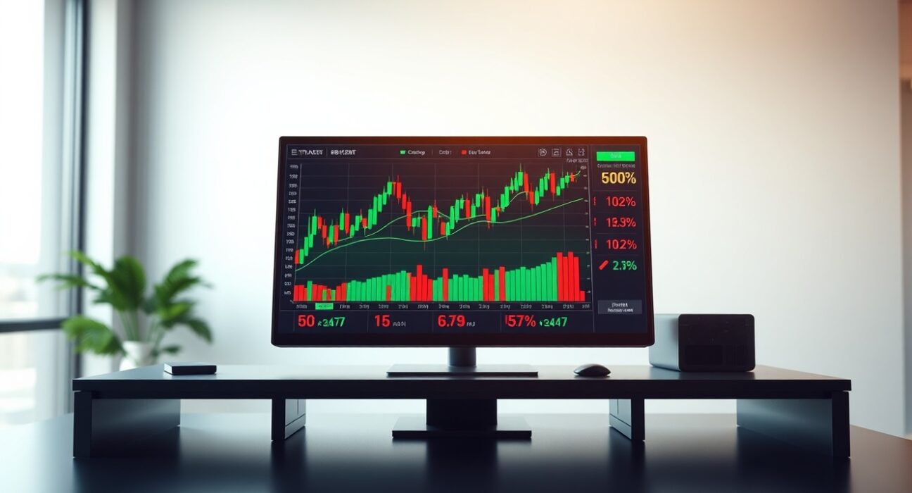 Analysis of today's crypto gainers and losers on a professional market data dashboard.