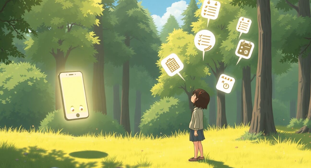 Todoist Ramble AI feature converting spoken words into organized to-do lists and tasks on a smartphone.