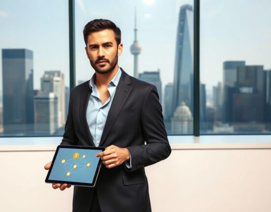 Genius Trading CEO Armaan Kalsi discussing tokenization utility in a modern office