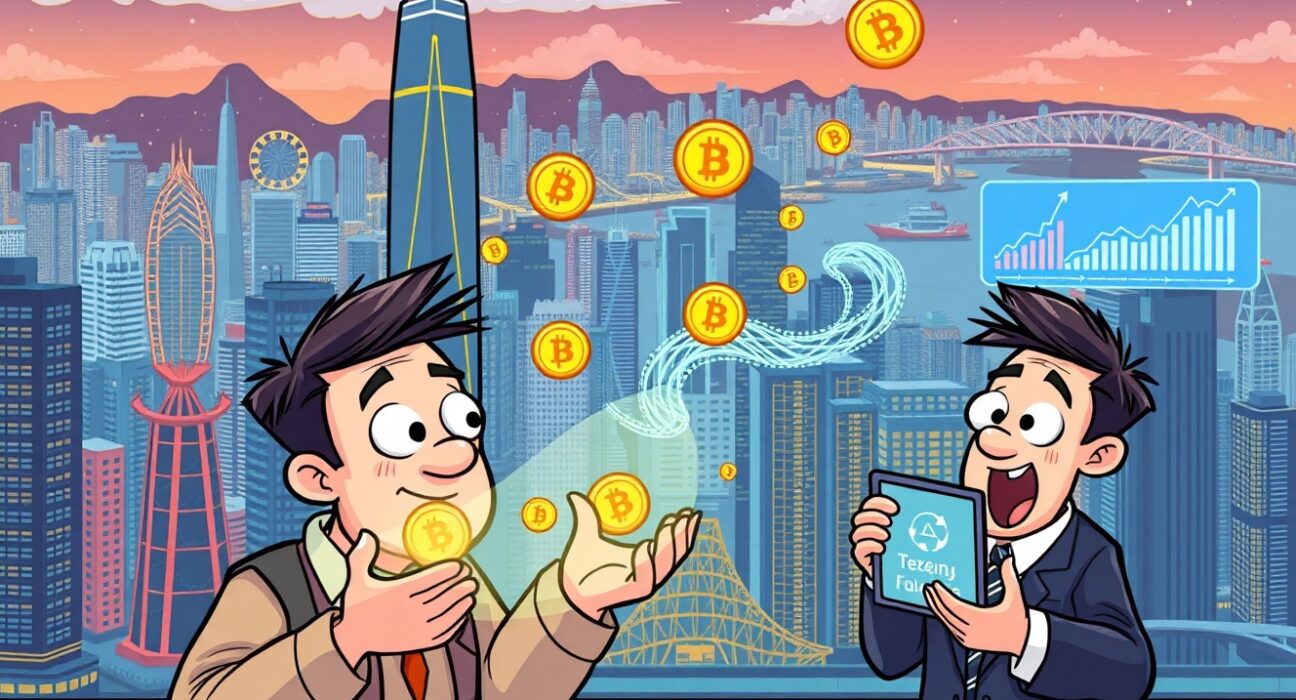 Excited investors in Hong Kong and China embrace the future of finance, doubling their tokenized fund investments.