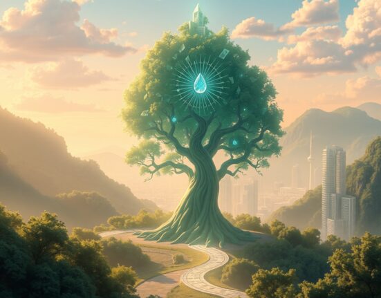 Digital representation of tokenized U.S. Treasury bonds surpassing $10 billion in total value locked.