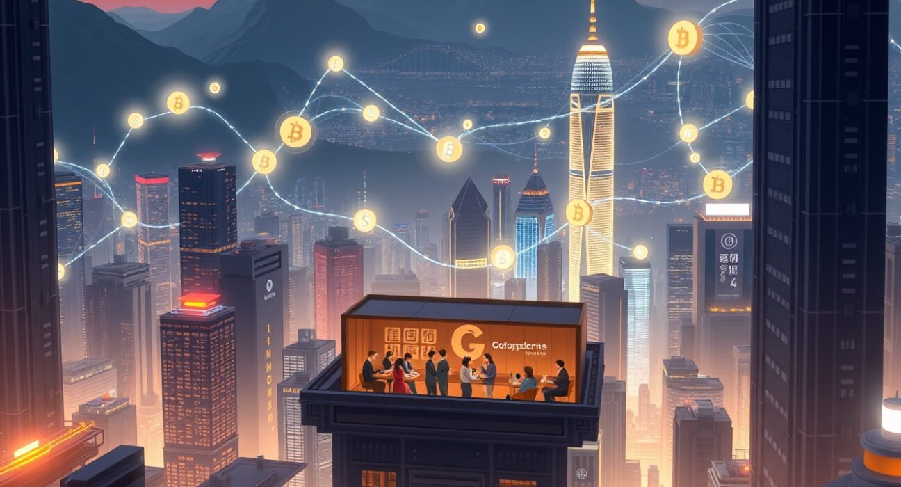 Debate on tokenizing private shares at Consensus Hong Kong blockchain conference about real-world asset tokenization.