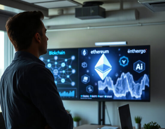 Tom Lee discusses Ethereum's future in tokenization and AI infrastructure in an interview.