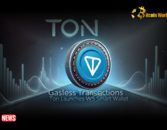 Gasless Transactions Go Live On TON Blockchain With W5 Smart Wallet Standard Launch