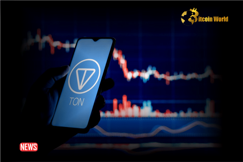 Toncoin Down More Than 8% Within 24 hours