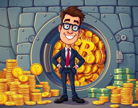 A company's immense Toncoin treasury and cash holdings, signaling a significant shift into crypto assets.