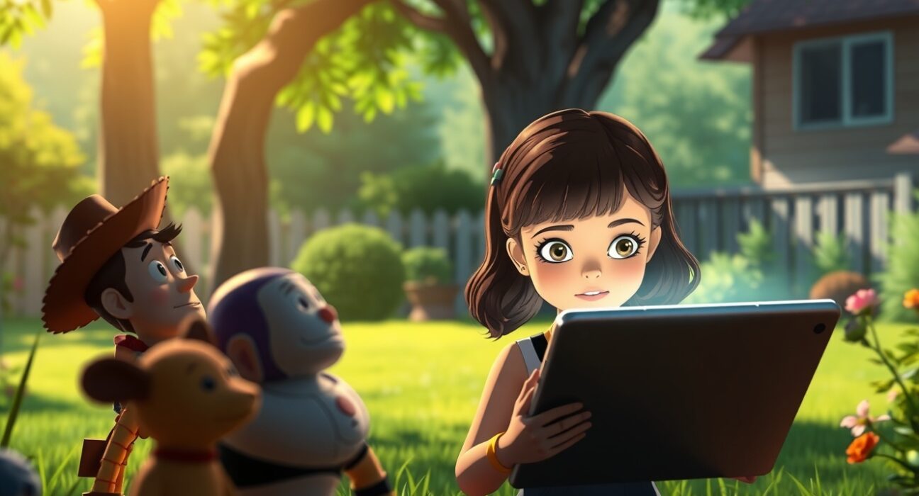 Analysis of Toy Story 5's confrontation with AI technology and screen time for children.